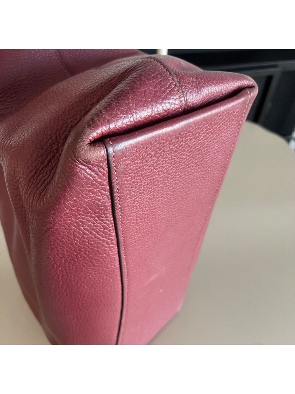 Vintage Leather Coach Handbag - Picture 14 of 16